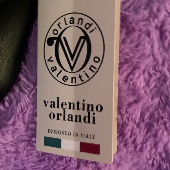 Valentino Orlandi Black Textured Satchel - Picture 3 of 4